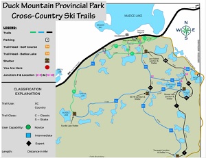 Duck Mountain Provincial Park Trail Map